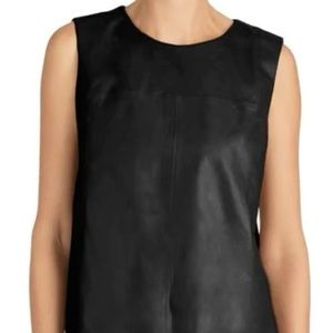 Theory Leather Tank Top